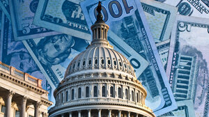 Money showering the Capitol