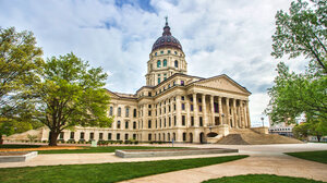 The Kansas statehouse