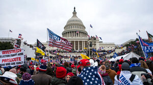 People storming the Capitol