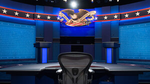 Debate podiums