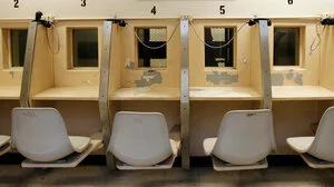 Prison visiting room