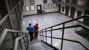 Person held in detention facility