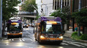 Public bus in Washington State