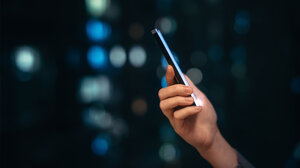 Cell phone dark background
