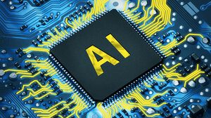 computer chip with AI written on it