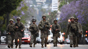 National Guard troops in Washington DC