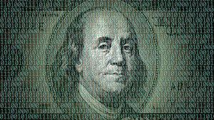 Ben Franklin overlayed with data