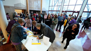 Citizens signing petition for proposed amendment