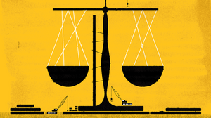 Illustration of the Scales of Justice