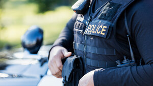 Policeman in uniform