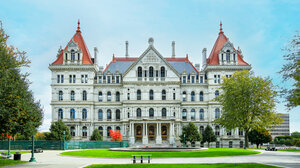 New York statehouse in Albany 