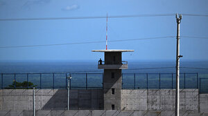 Prison guard watch tower