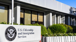 The US Citizenship and Immigration Service's headquarters in Washington DC