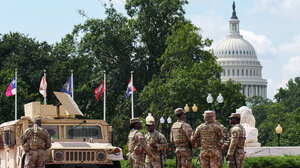 National Guard troops in Washington DC