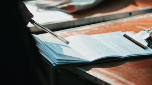 Voter registration form