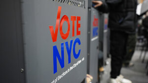 Vote NYC sign