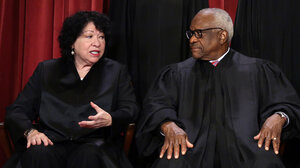 Supreme Court Justices Sotomayor and Thomas