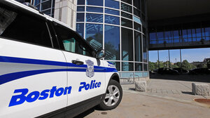 Boston Police car