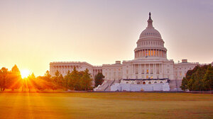 U.S. Capitol at sunrise