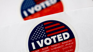 I Voted sticker