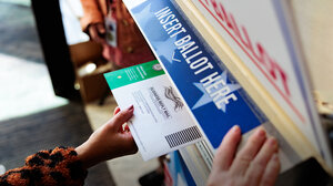 Ballot being mailed