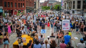 Anti-ICE protesters